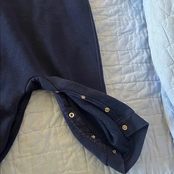 Polo Ralph Lauren Baby Bear Fleece Blue Coverall 9 Months - Picture 5 of 7